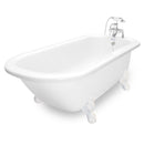 American Bath Factory Maverick 67" White AcraStone Package