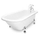 American Bath Factory Maverick 67" White AcraStone Package