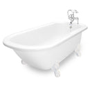American Bath Factory Maverick 67" White AcraStone Package