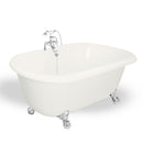 American Bath Factory Melinda 60" Bisque AcraStone Package