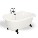 American Bath Factory Melinda 60" Bisque AcraStone Package