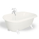 American Bath Factory Melinda 60" Bisque AcraStone Package
