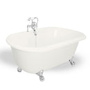 American Bath Factory Melinda 60" Bisque AcraStone Package