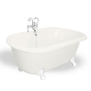 American Bath Factory Melinda 60" Bisque AcraStone Package