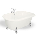 American Bath Factory Melinda 60" Bisque AcraStone Package