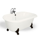 American Bath Factory Melinda 60" Bisque AcraStone Package