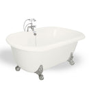 American Bath Factory Melinda 60" Bisque AcraStone Package