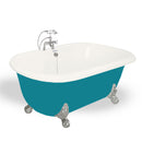 American Bath Factory Melinda 60" Bisque AcraStone Package