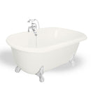 American Bath Factory Melinda 60" Bisque AcraStone Package