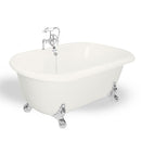 American Bath Factory Melinda 60" Bisque AcraStone Package