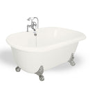 American Bath Factory Melinda 60" Bisque AcraStone Package