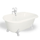 American Bath Factory Melinda 60" Bisque AcraStone Package