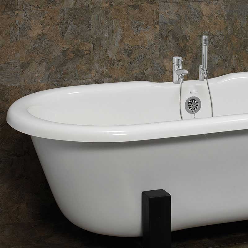 American Bath Factory Melinda Zen 60" White AcraStone Package