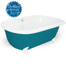 American Bath Factory Champagne Celine 70" Splash of Color AcraStone Tub & Drain , No Faucet Holes