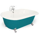 American Bath Factory Celine 70" Bisque AcraStone Package