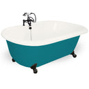 American Bath Factory Celine 70" Bisque AcraStone Package