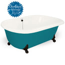 American Bath Factory Champagne Celine 70" Bisque AcraStone Tub & Drain , No Faucet Holes