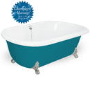 American Bath Factory Champagne Celine 70" Splash of Color AcraStone Tub & Drain , 7" Faucet Holes