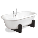 American Bath Factory Celine Zen 70" White AcraStone Package