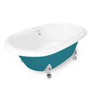 American Bath Factory Duchess 72" Splash of Color AcraStone Tub & Drain, 7" Faucet Holes