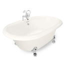 American Bath Factory Duchess 72" Bisque AcraStone Package