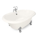 American Bath Factory Duchess 72" Bisque AcraStone Package