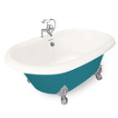 American Bath Factory Duchess 72" Bisque AcraStone Package