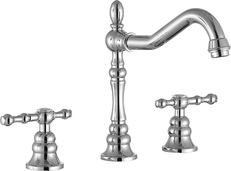 Anzzi Highland 8 in. Widespread 2-Handle Bathroom Faucet in Polished Chrome L-AZ184CH