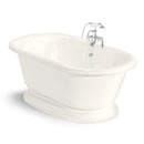 American Bath Factory Nobb Hill 60" Bisque AcraStone Package
