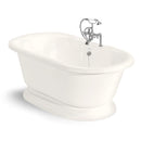 American Bath Factory Nobb Hill 60" Bisque AcraStone Package