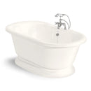 American Bath Factory Beacon Hill 70" Bisque AcraStone Package