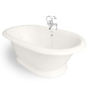 American Bath Factory Heritage 72" Bisque AcraStone Package