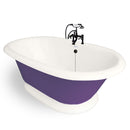 American Bath Factory Heritage 72" Bisque AcraStone Package