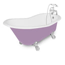 American Bath Factory Wintess 61" Splash of Color Cast Iron Package