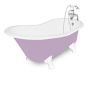 American Bath Factory Wintess 61" Splash of Color Cast Iron Package