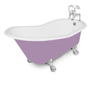 American Bath Factory Wintess 61" Splash of Color Cast Iron Package