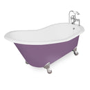 American Bath Factory Wintess 61" Splash of Color Cast Iron Package