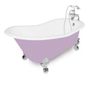 American Bath Factory Wintess 61" Splash of Color Cast Iron Package