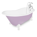 American Bath Factory Wintess 61" Splash of Color Cast Iron Package