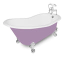 American Bath Factory Wintess 61" Splash of Color Cast Iron Package