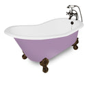 American Bath Factory Wintess 61" Splash of Color Cast Iron Package