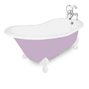 American Bath Factory Wintess 61" Splash of Color Cast Iron Package