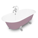 American Bath Factory Winston 67" Splash of Color Cast Iron Package