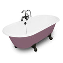 American Bath Factory Winston 67" Splash of Color Cast Iron Package