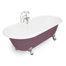 American Bath Factory Winston 67" Splash of Color Cast Iron Package