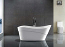 Anzzi Kahl Series 5.58 ft. Freestanding Bathtub in White FT-AZ094 2