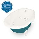 American Bath Factory Whirlpool Caspian 72" Bisque AcraStone Tub & Drain , 7" Faucet Holes