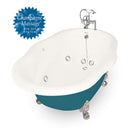 American Bath Factory Whirlpool Caspian 72" Bisque AcraStone Package