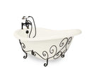 American Bath Factory Ascot Nuevo 60" Bisque AcraStone Package