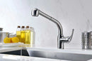 Anzzi Harbour Pull Out Single Handle Kitchen Faucet in Brushed Nickel 2